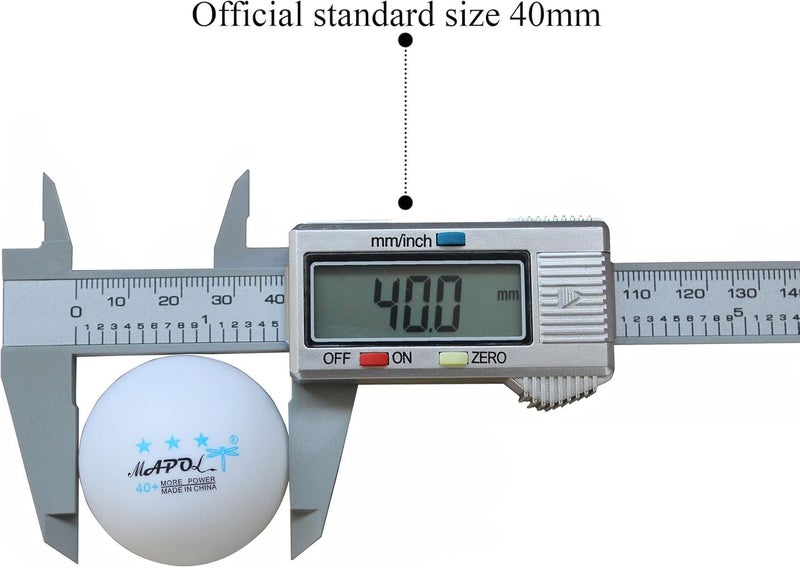 MAPOL 200 Count Table Tennis Balls, 3 Star Advanced Training Ball, Bulk Ping Pong Balls for Indoor & Outdoor Sports - Image 3